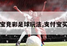 支付宝竞彩足球玩法,支付宝买竞彩