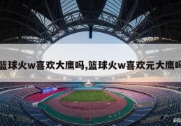 篮球火w喜欢大鹰吗,篮球火w喜欢元大鹰吗