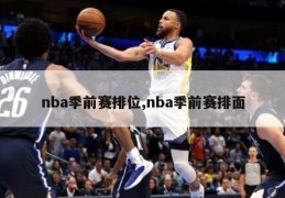 nba季前赛排位,nba季前赛排面