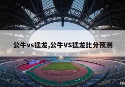 公牛vs猛龙,公牛VS猛龙比分预测